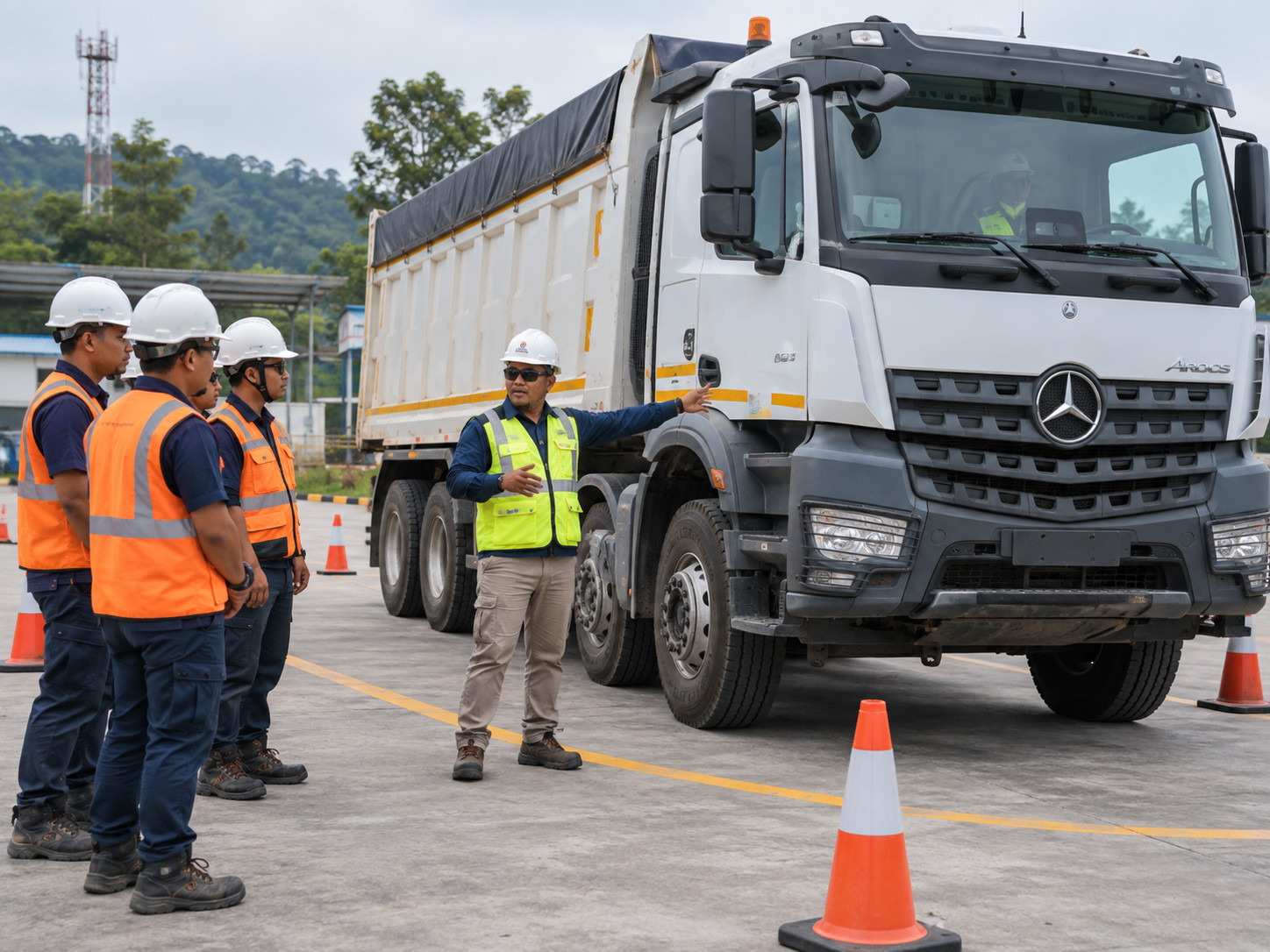 Pelatihan defensive driving untuk kendaraan berat