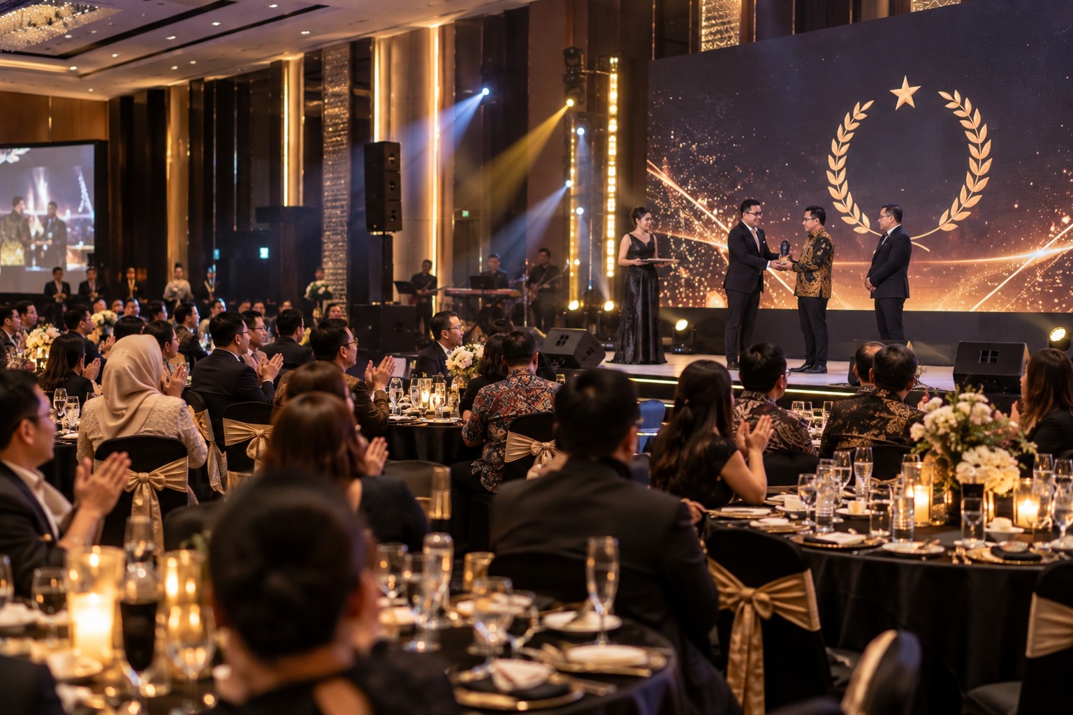 Acara gala dinner dan malam penghargaan perusahaan