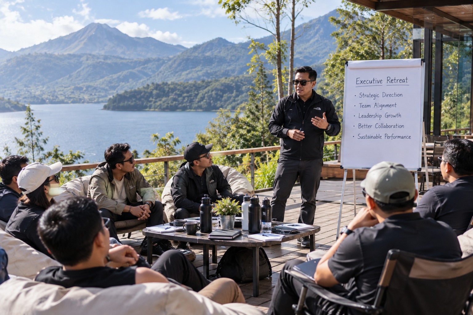 Kegiatan executive retreat dan perjalanan insentif korporat